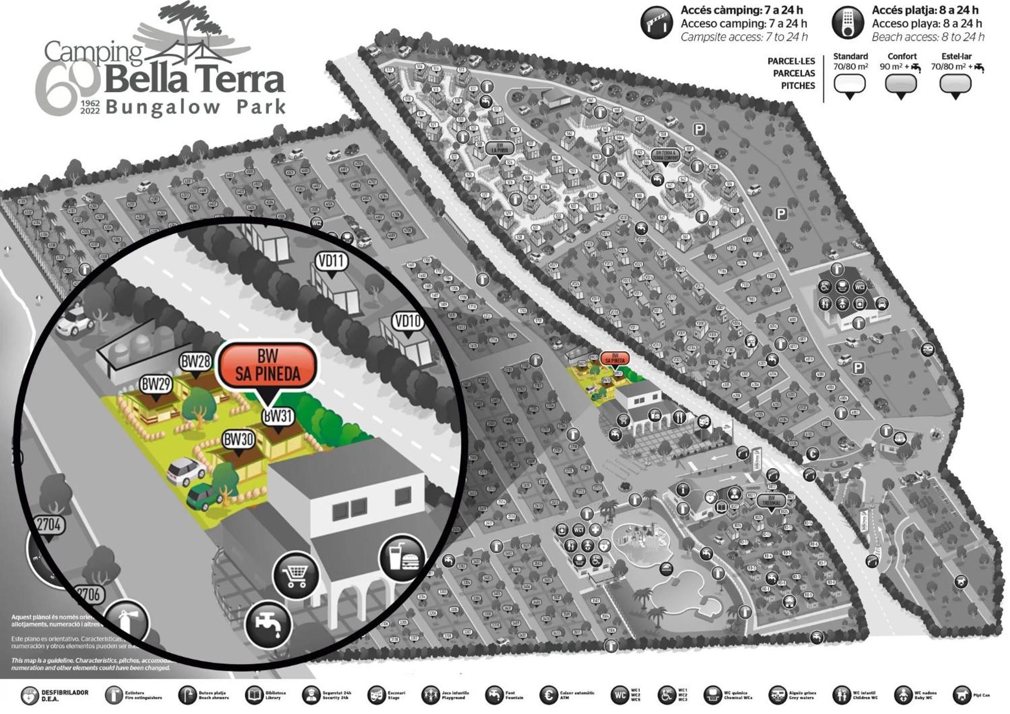 Camping Bella Terra Blanes Exterior foto